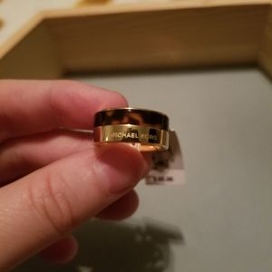 Michael Kors tortoise shell ring
